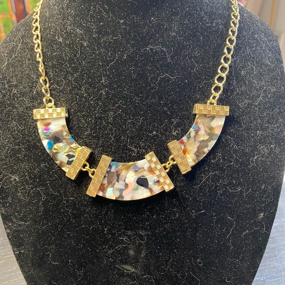 Park Lane acrycilc confetti 3 piece necklace